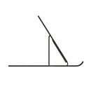 Suporte de Mesa Portátil para Notebook/Laptop de 10" a 17,3", 10 Níveis de Regulagem, Dobrável, Inclui Bolsa de Transporte, Preto, NTB8520B, ELG