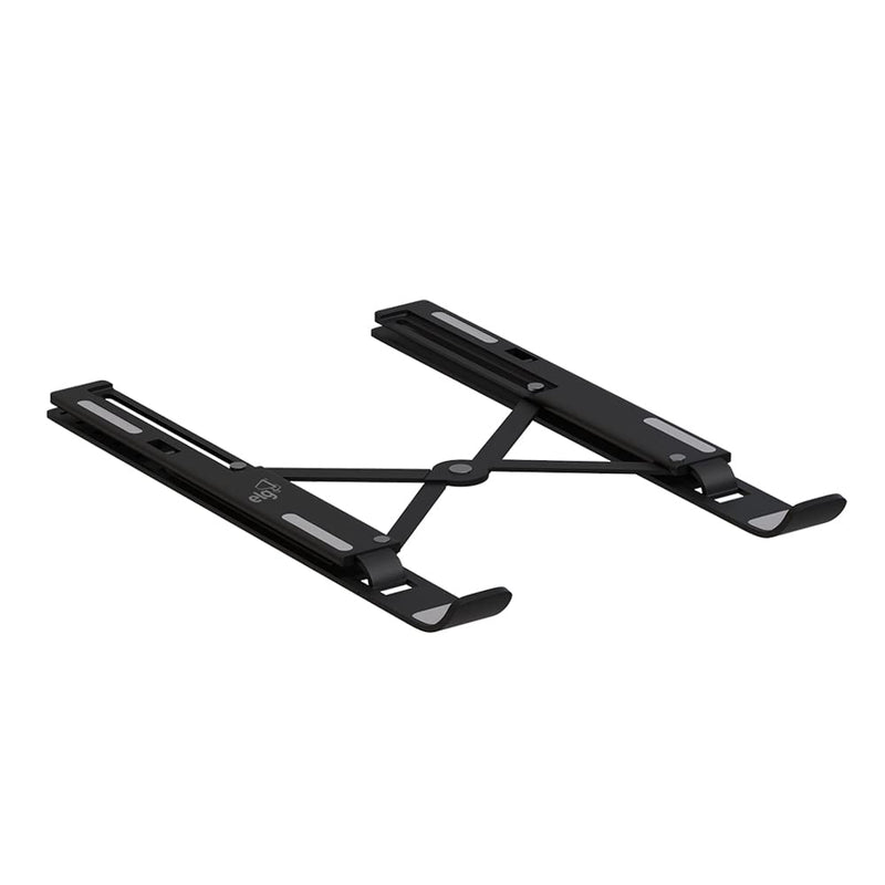Suporte de Mesa Portátil para Notebook/Laptop de 10" a 17,3", 10 Níveis de Regulagem, Dobrável, Inclui Bolsa de Transporte, Preto, NTB8520B, ELG