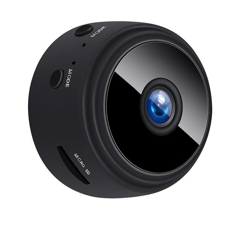 Mini Câmera de Segurança Wifi Full HD 1080p Sem Fio com Visão Noturna, Câmera Babá, Gravação por Movimento e Tamanho Ultra Compacto