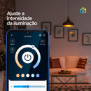 Smart Lâmpada Wi-Fi Positivo Casa Inteligente, Iluminação Branca (Quente e Fria) e RGB (Até 16 Milhões de Cores), 9W