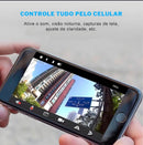 Mini Câmera de Segurança Wifi Full HD 1080p Sem Fio com Visão Noturna, Câmera Babá, Gravação por Movimento e Tamanho Ultra Compacto