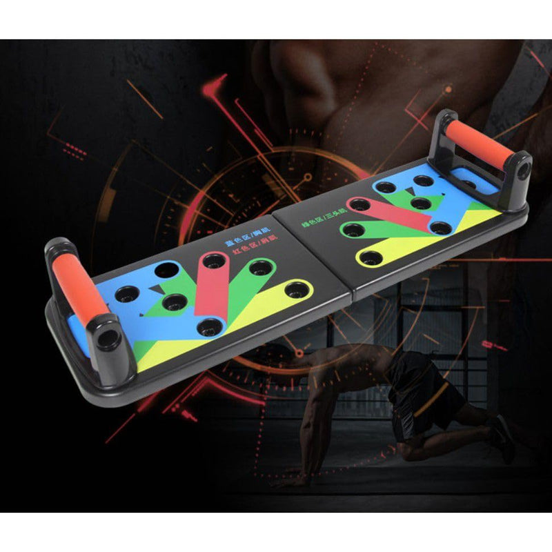 Prancha Flexão de Braço Multifuncional para Treino em Casa com Alça Pegador Rotativa Profissional Ajustável para Exercício Musculação Peito Ombro Costas Tríceps Academia Fitness Funcional