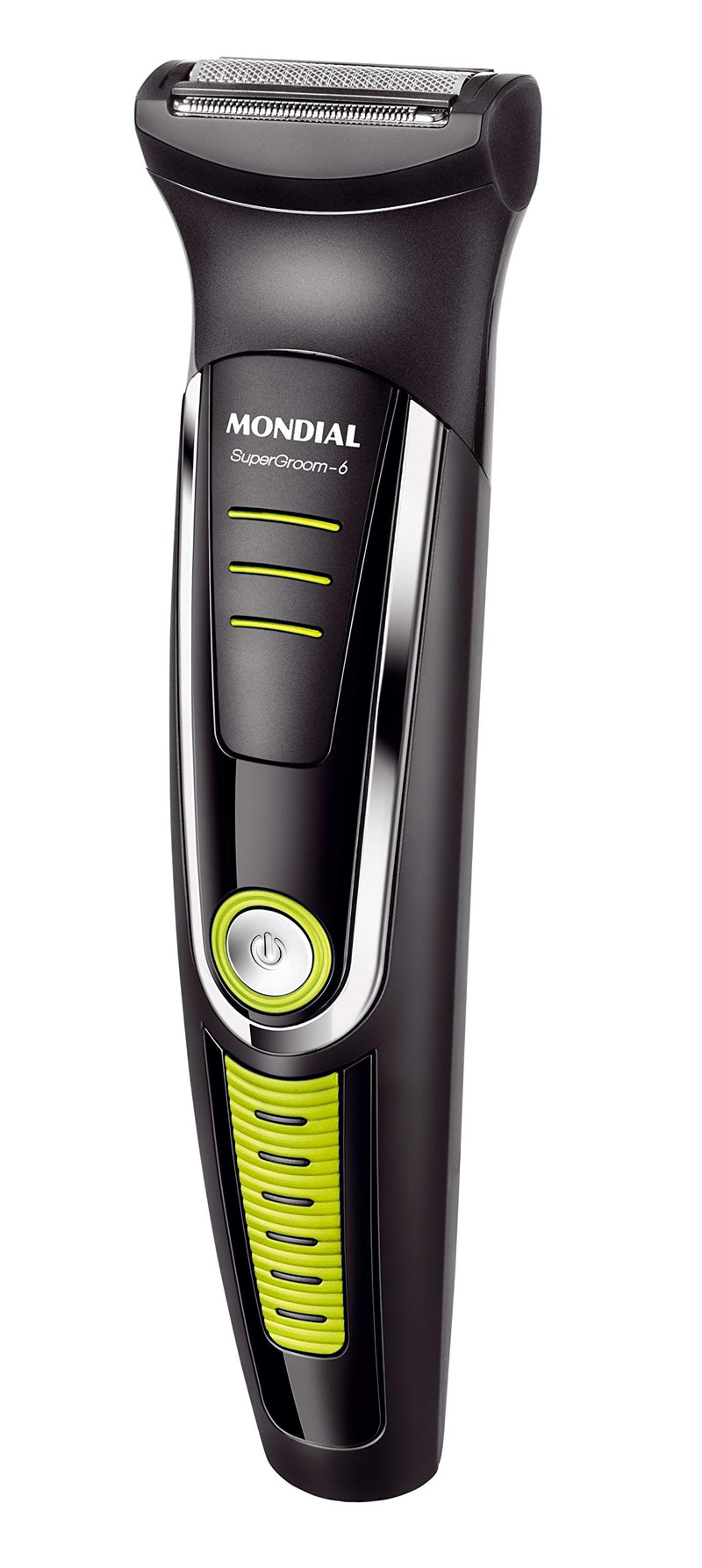 Aparador de Pelos Super Groom 06, Mondial, Preto/Verde, 6W, Bivolt