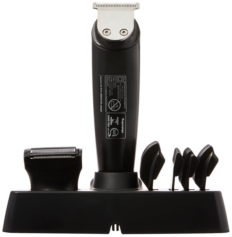 Aparador de Pelos Super Groom 06, Mondial, Preto/Verde, 6W, Bivolt