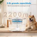 Bebedouro para seu pet, filtro automático, dispenser silencioso