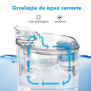 Bebedouro para seu pet, filtro automático, dispenser silencioso