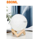 Luz de LED em formato de Lua com umidificador