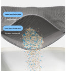 Tapete de areia para gatos, à prova d'água, camada dupla.