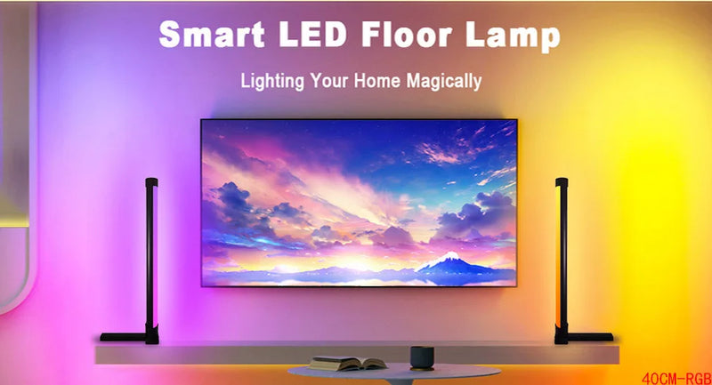 Luminária LED de chão com 16milhões de cores - vastoo