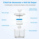Bebedouro para seu pet, filtro automático, dispenser silencioso